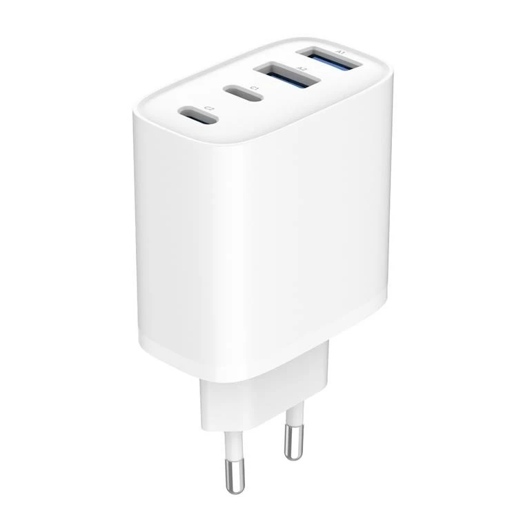 GEMBIRD 4-port 40 W GaN USB PowerDelivery fast charger baltas