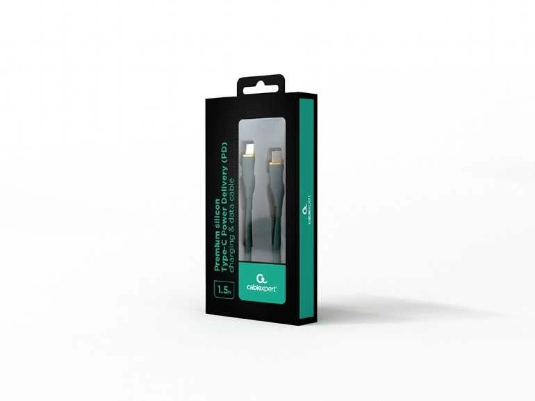 Gembird CC-USB2S-CMCM-1.5M-G USB cable USB 2.0 USB C Žalias