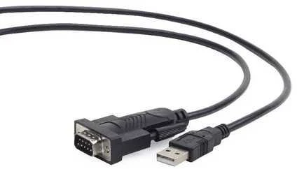 GEMBIRD UAS-DB9M-02 Gembird USB į nuoseklųjį prievadą keitiklis DB9M juodas