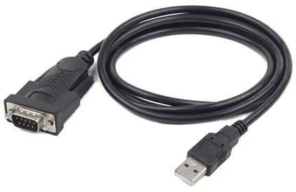 GEMBIRD UAS-DB9M-02 Gembird USB į nuoseklųjį prievadą keitiklis DB9M juodas