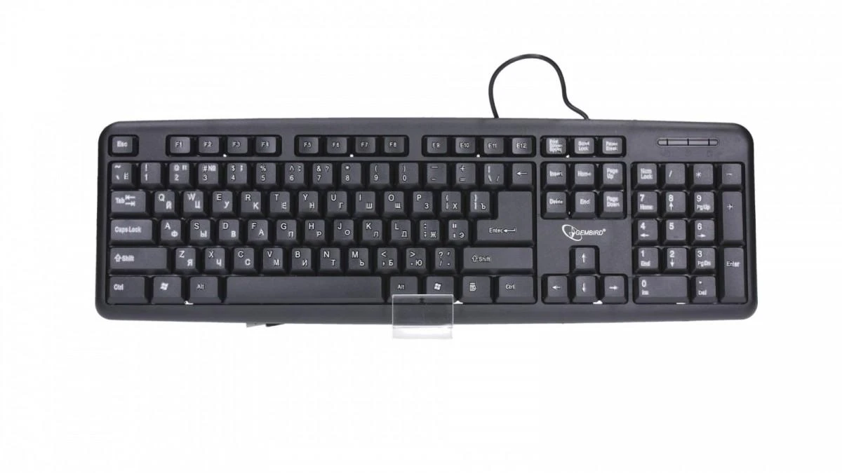 Klaviatūra Gembird KB-U-103-RU EN/RU