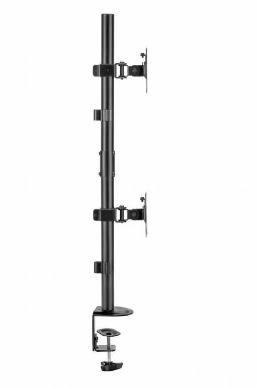 GEMBIRD reguliuojamas 2 ekranų vertikalus stalo laikiklis 17-32 colių 9kg