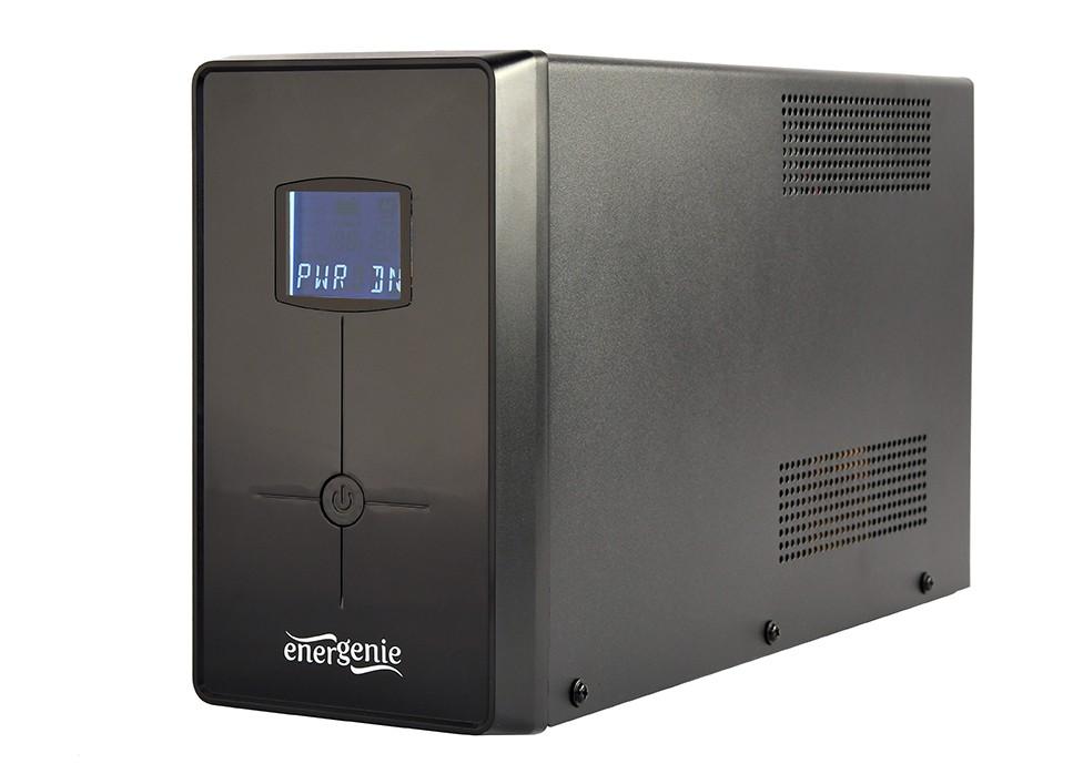 Nezatříděno Energija | Nepertraukiamo maitinimo šaltinis (UPS) su USB ir LCD ekranu | EG-UPS-035 | 2000 VA | 1200 W