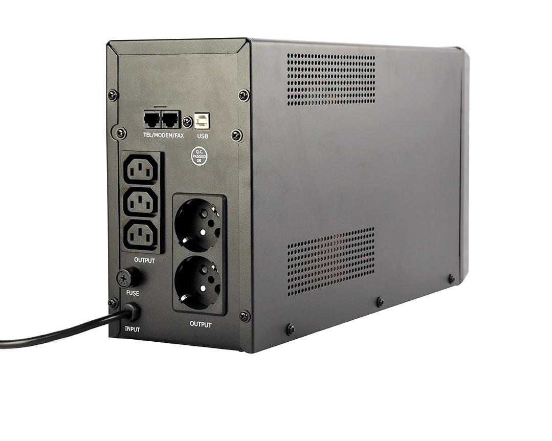Nezatříděno Energija | Nepertraukiamo maitinimo šaltinis (UPS) su USB ir LCD ekranu | EG-UPS-035 | 2000 VA | 1200 W