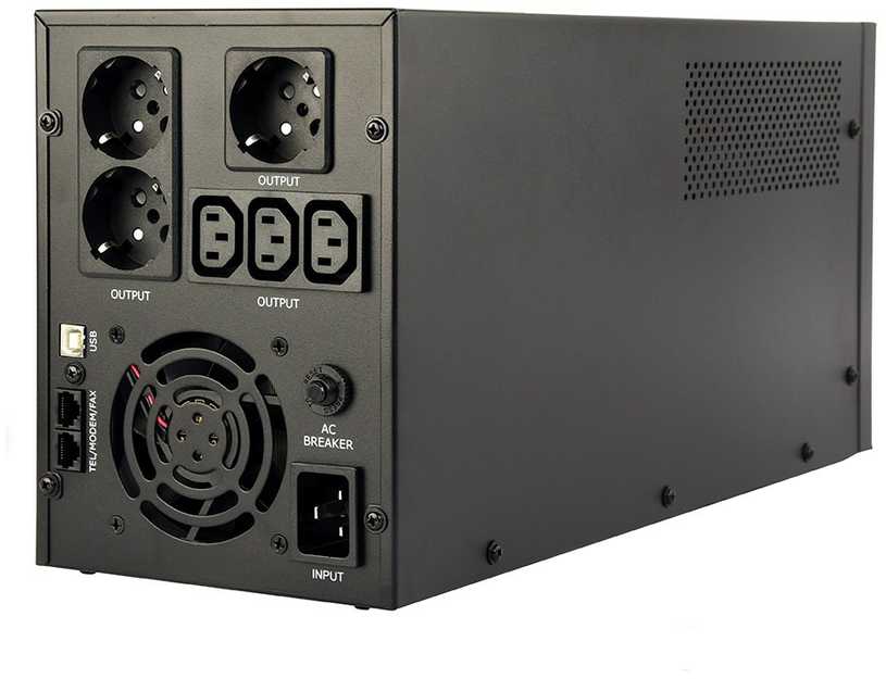 Energenie | UPS su USB ir LCD ekranu | EG-UPS-036 | 3000 VA | 1800 W