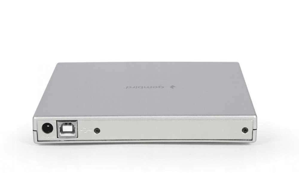 Kietasis diskas Gembird DVD-USB-021-SV External USB DVD drive, sidabrinis