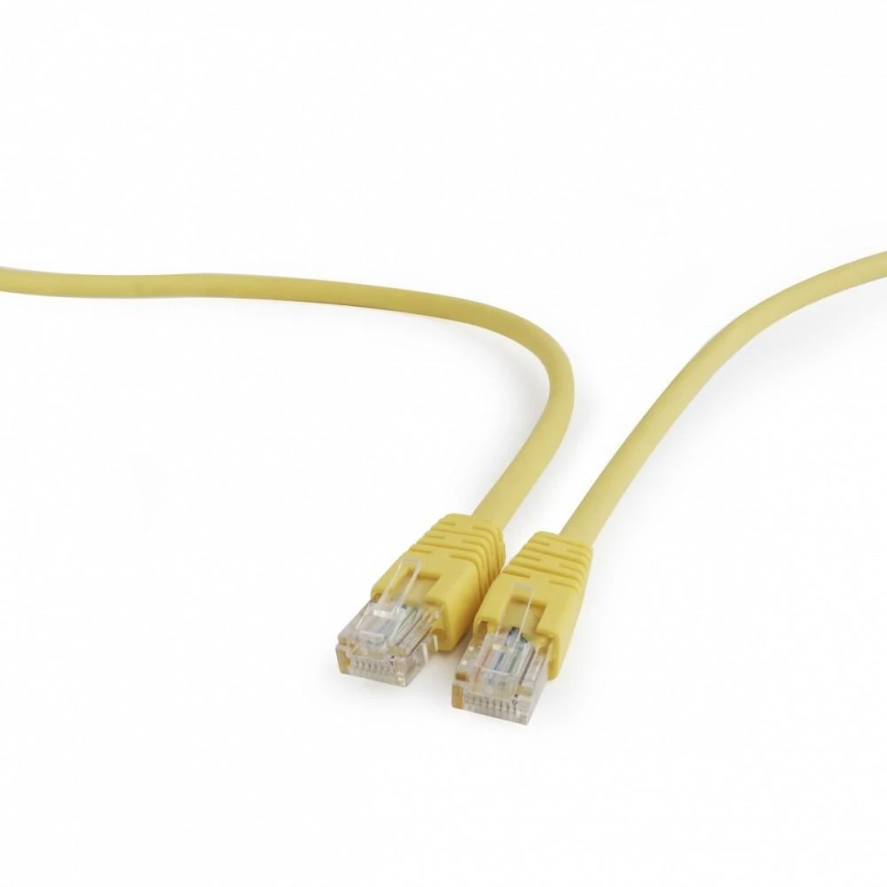 GEMBIRD PP12-5M/Y Gembird patchcord RJ45, cat.5e, UTP, 5m, geltona