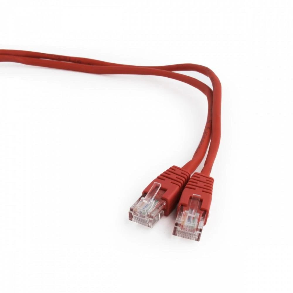 GEMBIRD PP12-5M/R Gembird patchcord RJ45, cat.5e, UTP, 5m, raudona