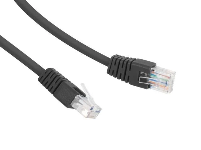 GEMBIRD PP6U-0,5M/BK Gembird UTP Cat6 Patch laidas, 0,5 m, juodas