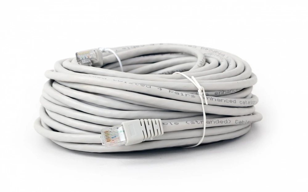 GEMBIRD PP6U-20M UTP Cat6 Patch cord pilka 20m