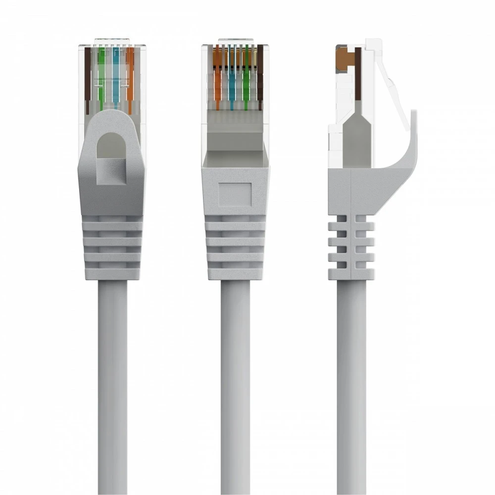 GEMBIRD PP6U-20M UTP Cat6 Patch cord pilka 20m