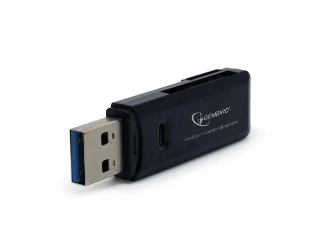 GEMBIRD UHB-CR3-01 Gembird kompaktiškas USB 3.0 SD/MicroSD kortelių skaitytuvas, lizdinė plokštelė