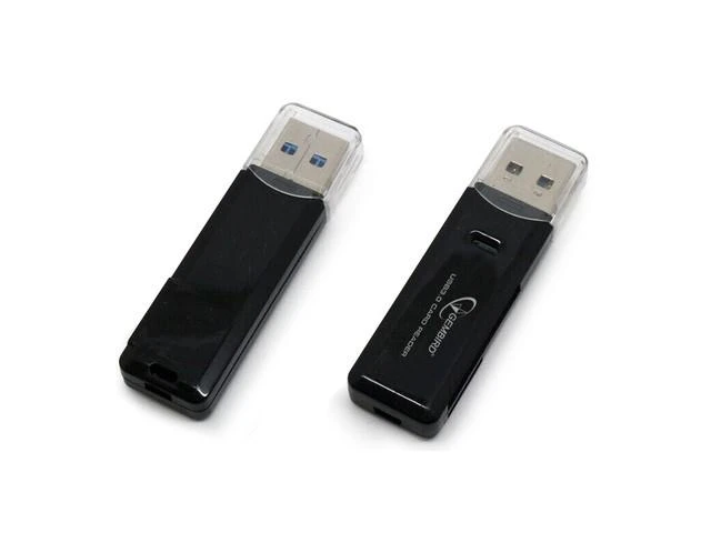 GEMBIRD UHB-CR3-01 Gembird kompaktiškas USB 3.0 SD/MicroSD kortelių skaitytuvas, lizdinė plokštelė