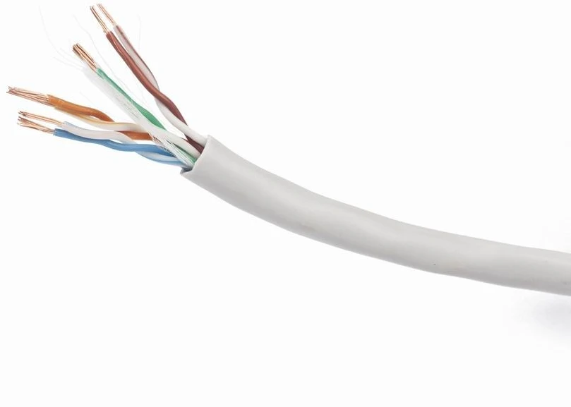 Gembird upc-5004e-l / 100 utp kabelis (utp; 100m; cat.5e; pilkas)