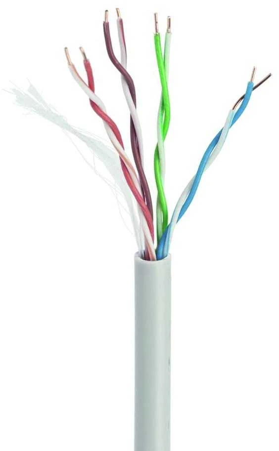 Gembird upc-5004e-sol / 100 utp kabelis (utp; 100m; cat.5e; pilkas)