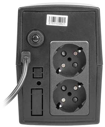 Gembird Energenie | EG-UPS-B650 "Basic 650" UPS, Shuko išvesties lizdai | 650 VA | 220V±28% V | AC 220V±10% V