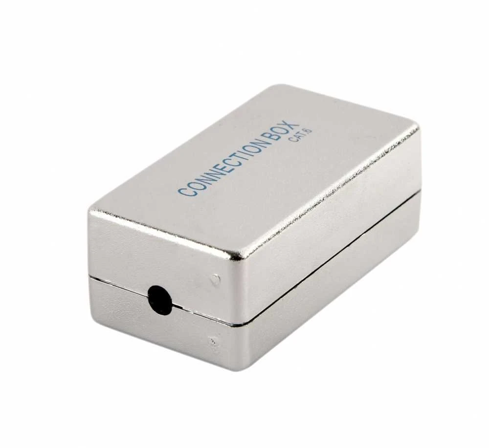 GEMBIRD NCA-LSAS6-01 Gembird RJ45/RJ45 in-line jungtis cat.6, LSA (Krone), FTP, ekranuotas, sidabrinis