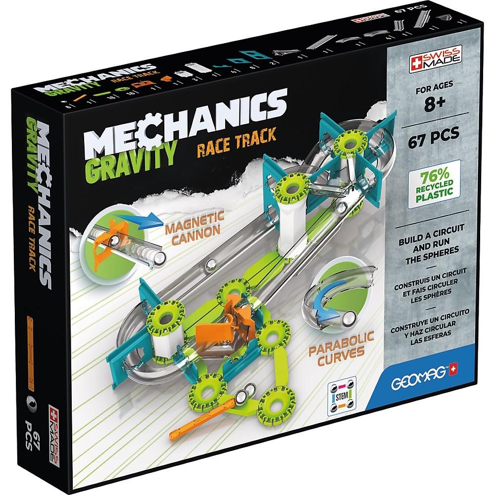 Trefl Geomag Magnetinis konstruktorius - Mechanika - Lenktynių trasa (67 vnt.)