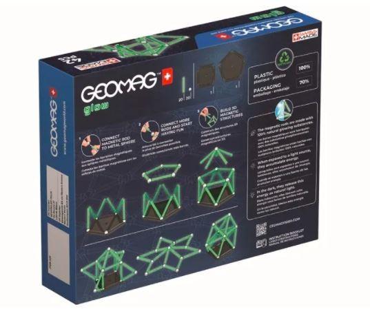 Geomag Magnetinis konstruktorius - Šviečiantis tamsoje (42 vnt.)