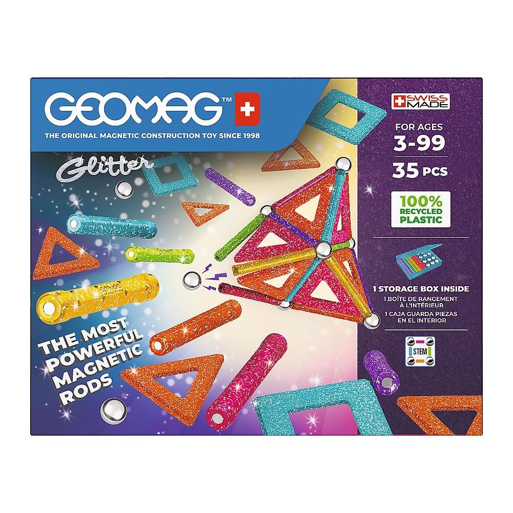 Geomag Magnetinis konstruktorius - Blizgantys paneliai (35 vnt.)