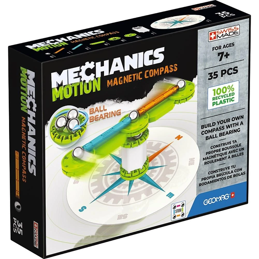 Trefl Geomag Magnetiniai blokai Mechanika Motion Compass