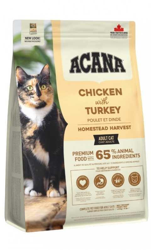 ACANA Homestead Harvest Cat s.m. Katėms 1,8kg