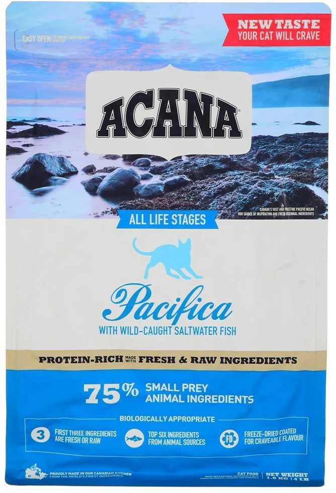 Acana Pacifica Cat sausas kačių maistas 1.8kg
