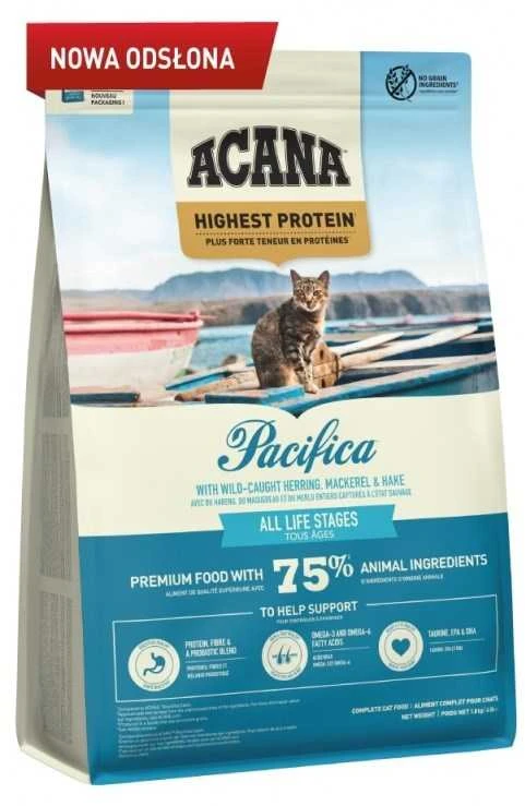 Acana Pacifica Cat sausas kačių maistas 1.8kg