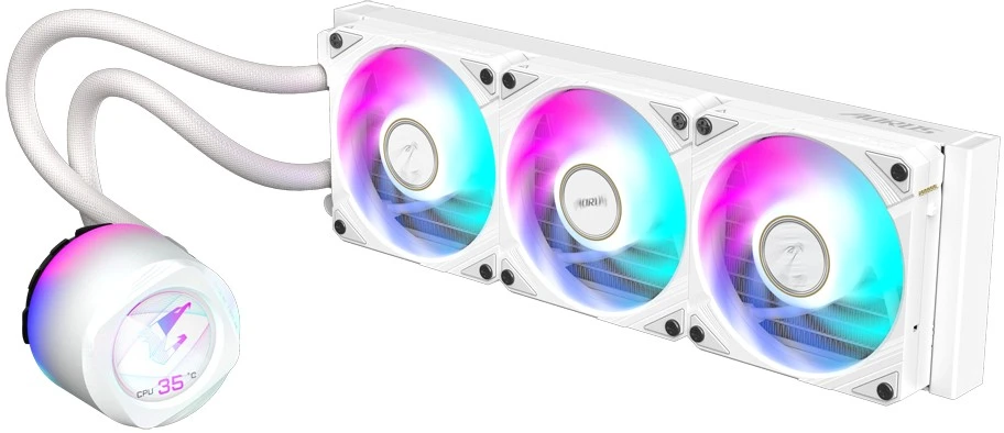 GIGABYTE AORUS WATERFORCEX II 360I AIO skystas procesoriaus aušintuvas