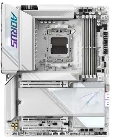 Pagrindinė plokštė Gigabyte X870E AORUS PRO X3D ICE