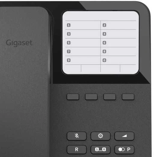 Fiksuotas telefonas Siemens Gigaset Belaidis telefonas DESK400 Juodas