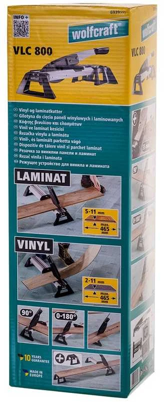wolfcraft Vinilo ir laminato pjaustyklė, VLC 800 6939000