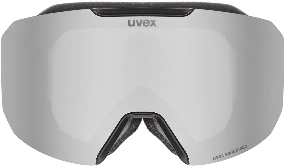 Ski goggles UVEX Evidnt ATTRACT V juodas/sidabrinis + case
