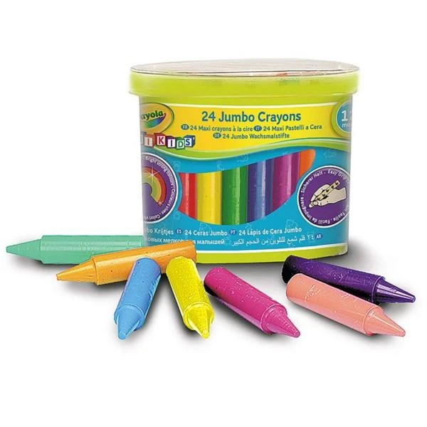 Crayola, Inc. Crayola Mini Kids - 24 dideli pieštukai, 24 vnt.