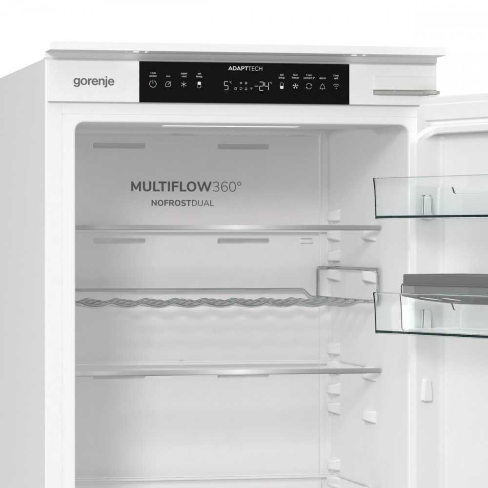 Gorenje šaldytuvas-šaldiklis NRKI517E61WF