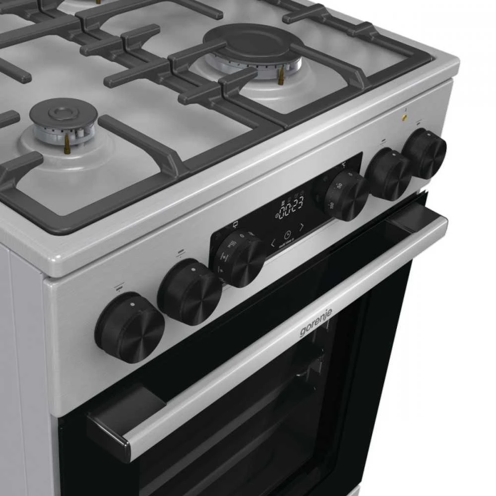 Gorenje GKS5C71XF Freestanding cooker with orkaitė Sidabrinis