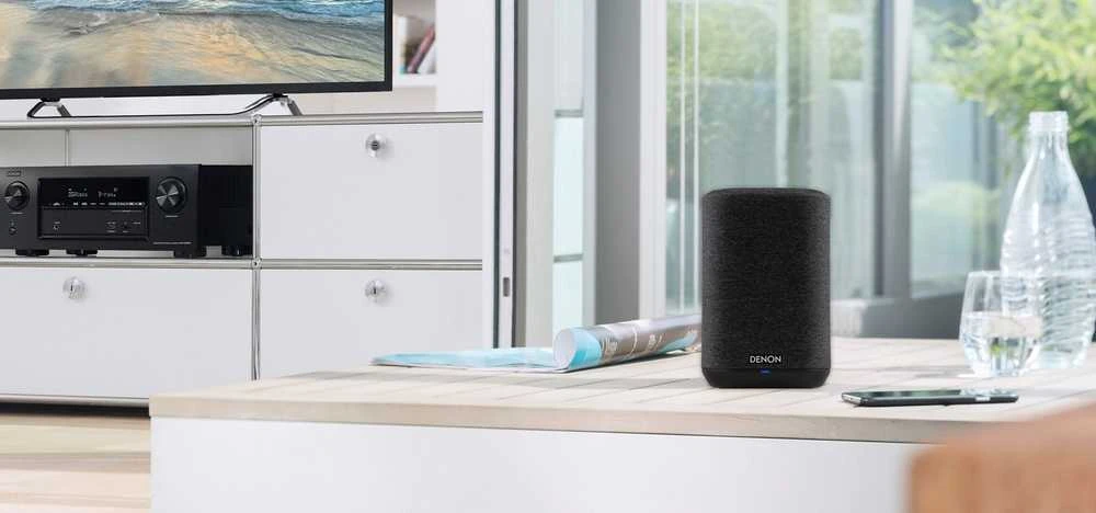 Denon belaidė Bluetooth kolonėlė Home 150, 60 W, juoda, 12x12x18,7 cm