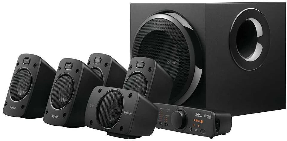 „Logitech z906“ kompiuterio garsiakalbiai
