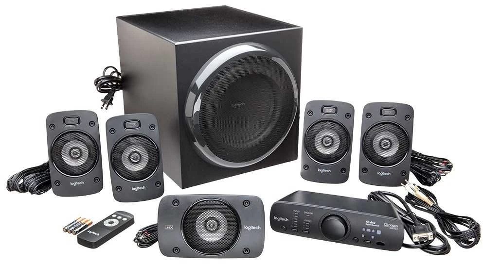 „Logitech z906“ kompiuterio garsiakalbiai