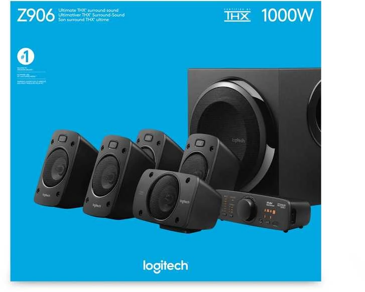 „Logitech z906“ kompiuterio garsiakalbiai