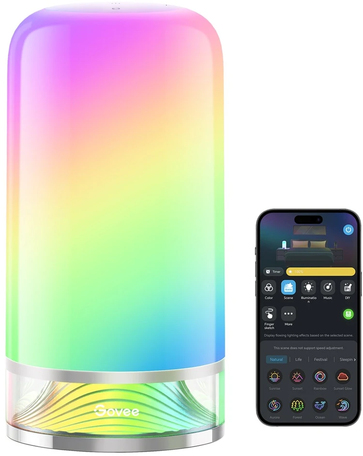 Govee H6022 išmanioji stalinė lempa su „Wi-Fi“ / „Bluetooth“
