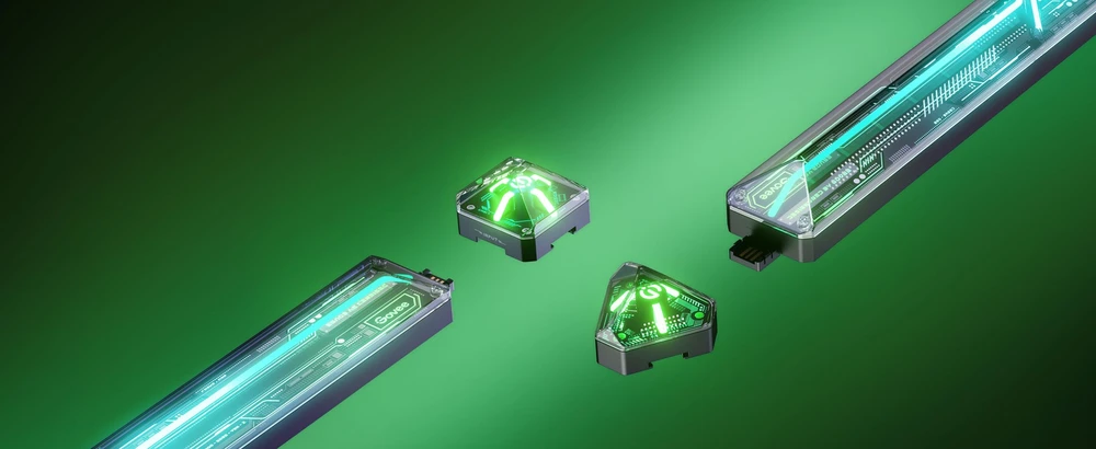 Govee H6063 žaidimų sieninis šviestuvas | Oświetlenie LED | RGBIC, 2,4 GHz Wi-Fi + Bluetooth
