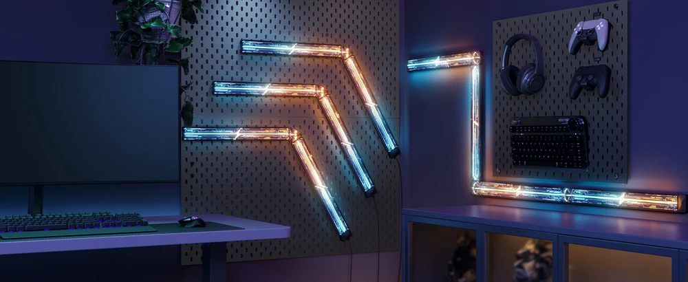 Govee H6063 žaidimų sieninis šviestuvas | Oświetlenie LED | RGBIC, 2,4 GHz Wi-Fi + Bluetooth