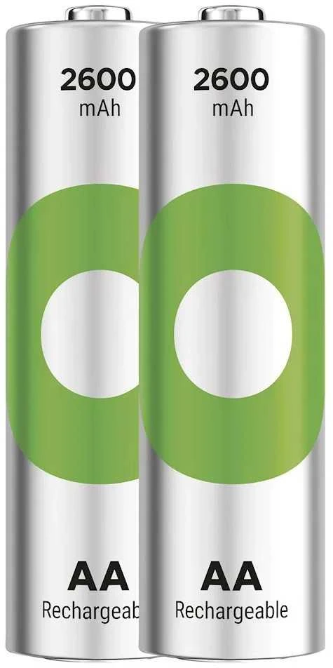 GP ReCyko AA 2600mAh baterijos pora