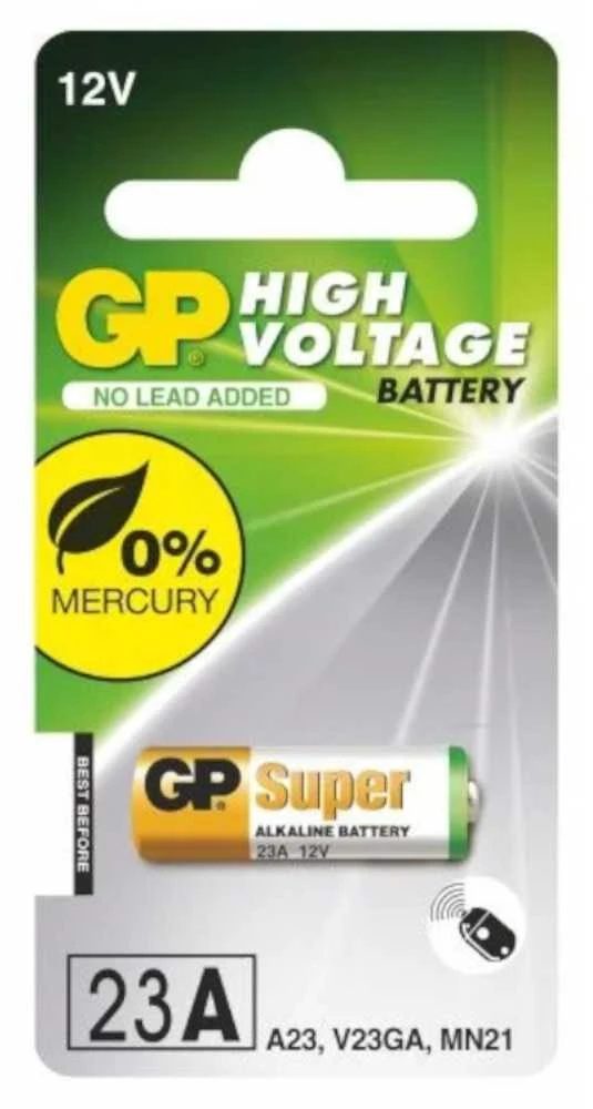 Panasonic Alcaline baterija GP Batteries 23AE-U1 MN21 | 12.0V | lizdinė plokštelė 1 vnt