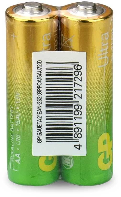 GP Ultra AA baterijos pora
