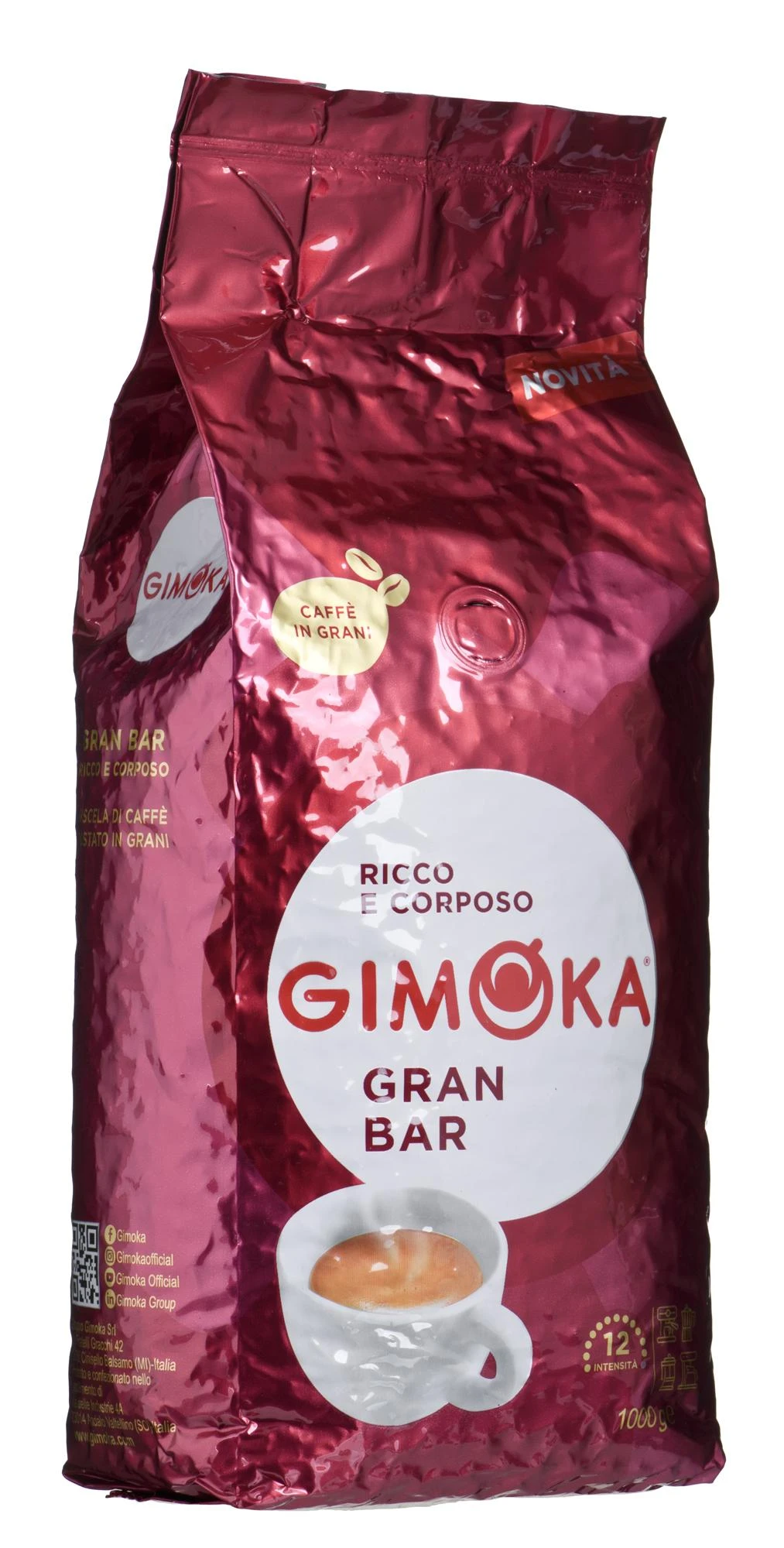 Kavos pupelės GIMOKA Gran Bar, 1kg