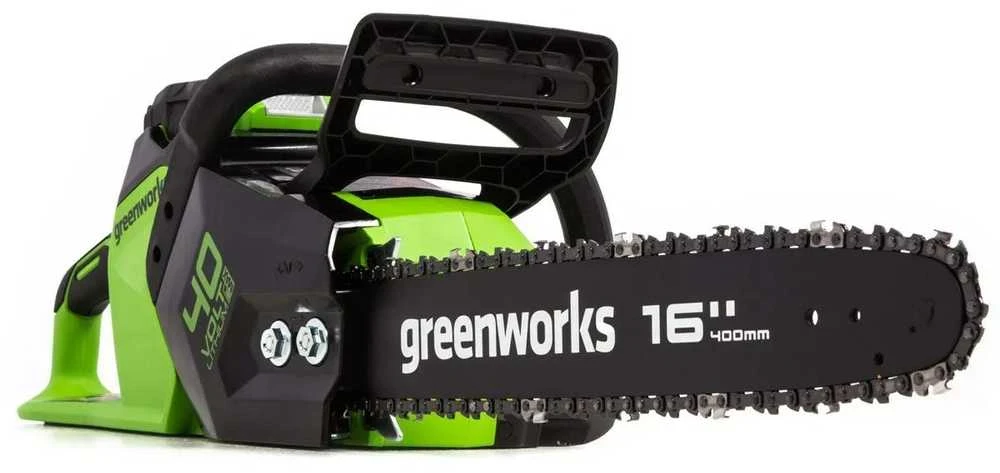 Greenworks Grandininis pjūklas GD40CS18, 40 cm 20 m/s, 40V, be akumuliatoriaus ir kroviklio