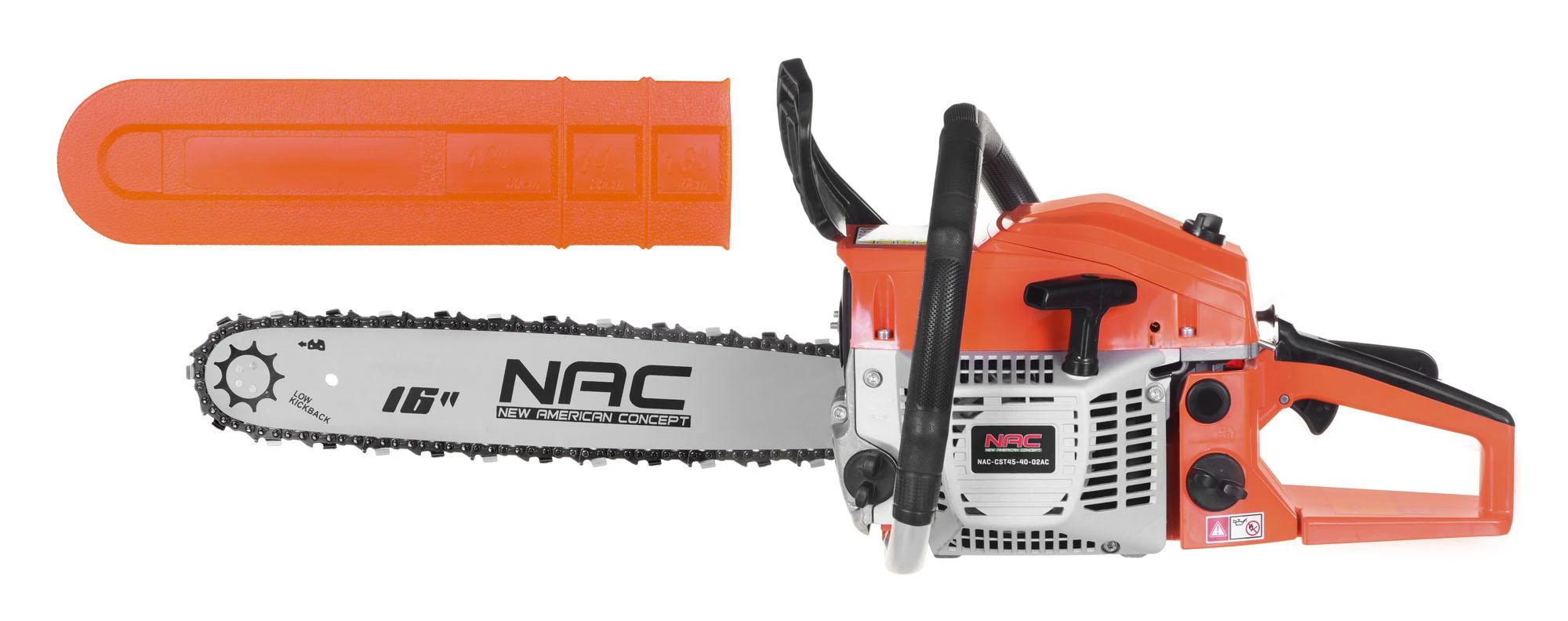 Benzininis NAC grandininis pjūklas 49.3cc 45cm CST52-45-01AC