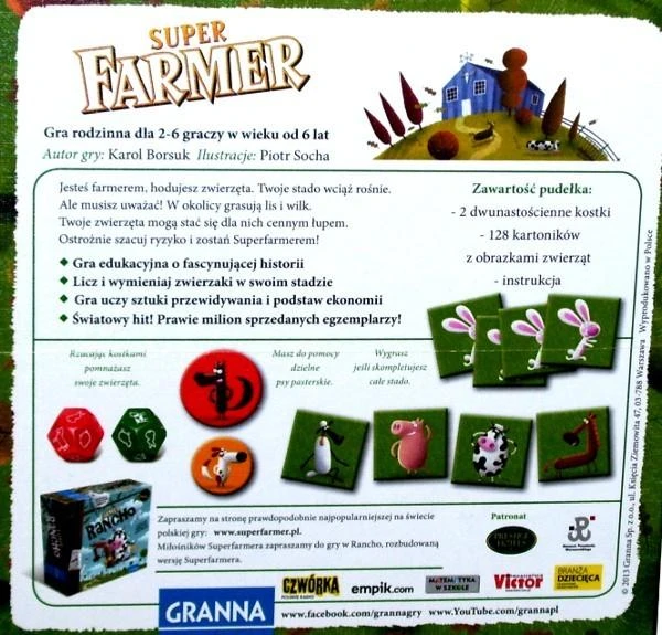 Stalo žaidimas Granna Superfarmer